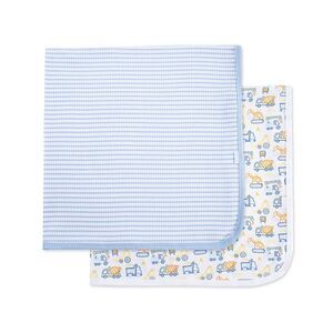 Little Me Baby-Boys  2Pk Trucks Rec Blankets